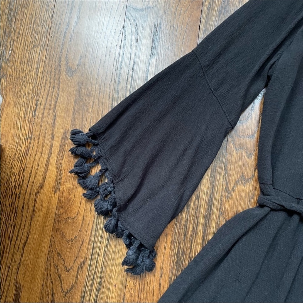 LOFT Beach black swim coverup - Picture 2 of 4